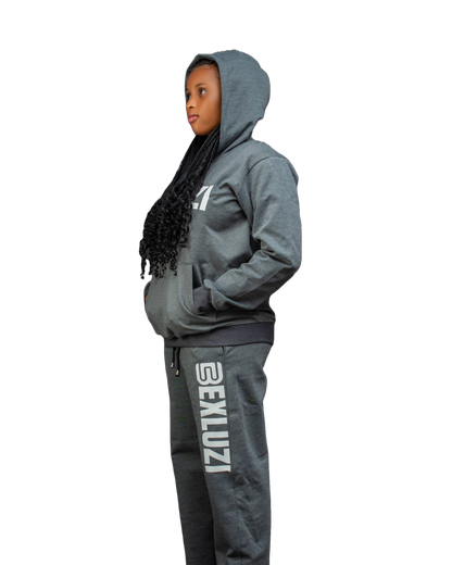 Bezluxzi hoodie side view